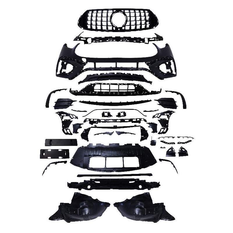 Predný nárazník kompatibilný s Mercedes GLC SUV X254