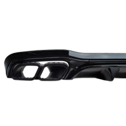Difusor trasero compatible con Mercedes Clase E W213 S213 negro brillante completo