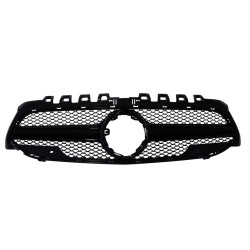 Grille compatible avec Mercedes Classe A W177 V177 noir (sans caméra)