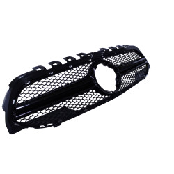 Parrilla compatible con Mercedes Clase A W177 V177 negro (sin cámara)