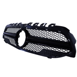 Grille compatible with Mercedes A-Class W177 V177 black (without camera)