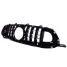 Grill Mercedes AMG GT Facelift 4-ukselisele mudelile W290 X290, must, punase viimistlusega