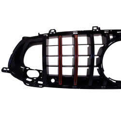 Grille for Mercedes-AMG GT Facelift 4-door W290 X290, black with red accents
