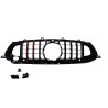 Grill Mercedes AMG GT Facelift 4-ukselisele mudelile W290 X290, must, punase viimistlusega
