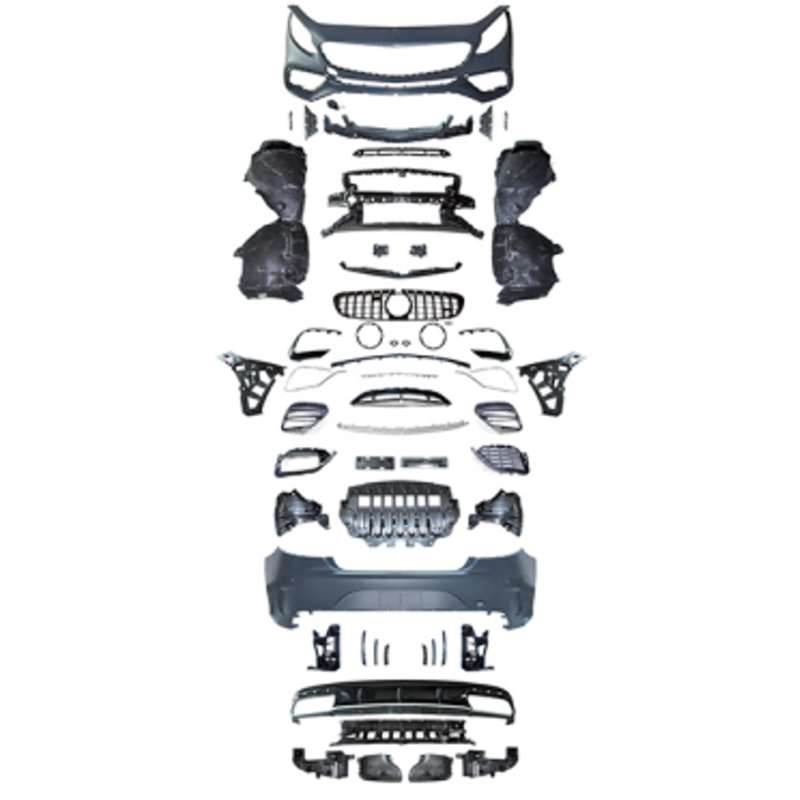 Bodykit para Mercedes S coupé descapotável C217 A217 preto