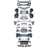 Bodykit voor Mercedes S coupé cabrio C217 A217 zwart