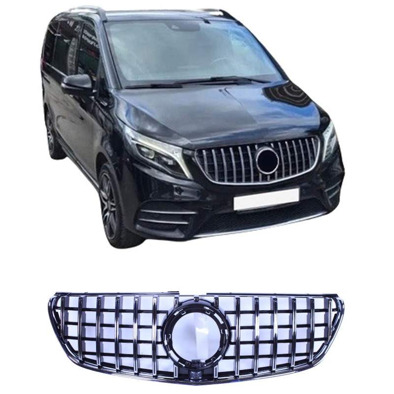 Grilă pentru mercedes v class w447 crom facelift 2019+