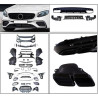 Zestaw karoserii kompatybilny z Mercedesem S-Class Coupe Cabriolet C217 A217 – pakiet czarny