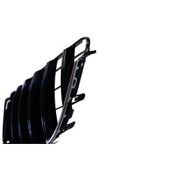 Kølergrill, der passer til Mercedes E-coupé cabriolet facelift W207 A207, blank sort med kromliste