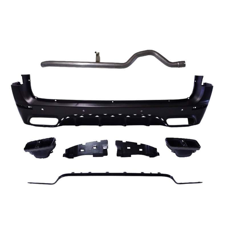 Parachoques trasero compatible con el Mercedes Sprinter W907, solo para furgonetas