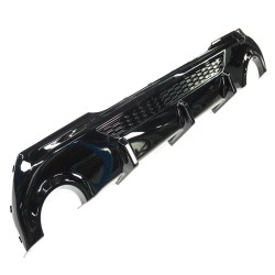 BMW 1-serie F40 Diffusor, blank sort, M-pakke (2019+)