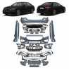 Karosářský kit pro Mercedes třídy E W214 Sedan 2023+ v provedení AMG Look s mřížkou chladiče Panamericana a ozdobnými koncovkami