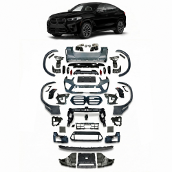 Bodykit BMW X6 G06 LCI 2023+ M Competition Look | Met Zwarte Grille & Uitlaatsierstukken