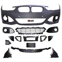 Karosserisæt til BMW 1-serie F20 Facelift M-pakke (2015-2019) 5-dørs hatchback | PDC | PP-plast