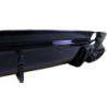Diffusore Mercedes CLA45 C117 X117 2013-2016 doppi terminali di scarico neri (3)