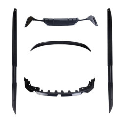 Aero bodykit uitvoering 3 glanzend zwart BMW 1 Reeks F40/M135i 2019+