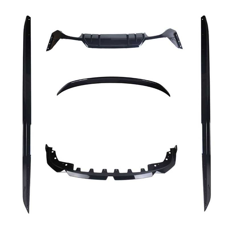 Aero bodykit uitvoering 3 glanzend zwart BMW 1 Reeks F40/M135i 2019+