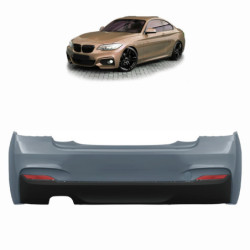 Achterbumper sport look met diffuser en PDC BMW 2 Reeks F22 Coupé/F23 Cabrio met 2 uitlaten links (2013–2021)