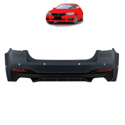 Achterbumper sport look met diffuser en PDC BMW 5 Reeks G30 sedan LCI (2020–2023)