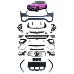 Voorbumper AMG-look Mercedes-Benz GLE W167 SUV/C167 Coupé (2019-2023)
