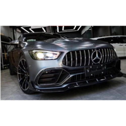 Front spoiler compatible with Mercedes AMG GT 4-door X290 63 glossy black