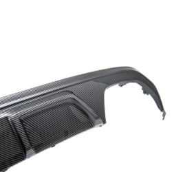 Sport achterbumper diffuser carbonlook BMW 4 Gran Coupé (G26) 2021+