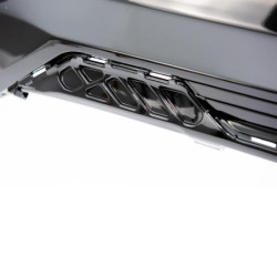 Performance achterbumper diffuser glanzend zwart BMW 5 Reeks G30 G31 2017-2023