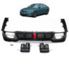 Achterbumper diffuser matzwart LED BMW 3 Reeks G20 G21 2019-2022