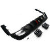 Achterbumper diffuser matzwart LED BMW 3 Reeks G20 G21 2019-2022