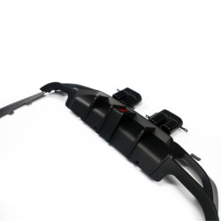 Achterbumper diffuser matzwart LED BMW 3 Reeks G20 G21 2019-2022