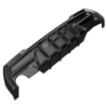 Achterbumper diffuser BMW 1 Reeks F40 sportuitvoering/M135i 2019-2024 glanzend zwart