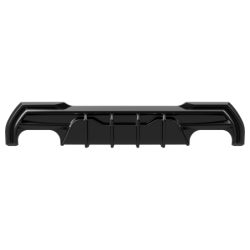 Achterbumper diffuser BMW 1 Reeks F40 sportuitvoering/M135i 2019-2024 glanzend zwart