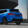 Achterbumper diffuser BMW 1 Reeks F40 sportuitvoering/M135i 2019-2024 glanzend zwart