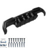 Achterbumper diffuser BMW 1 Reeks F40 sportuitvoering/M135i 2019-2024 glanzend zwart
