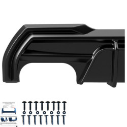 Achterbumper diffuser BMW 1 Reeks F40 sportuitvoering/M135i 2019-2024 glanzend zwart
