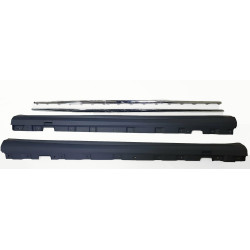 Sideskirts voor Mercedes S klasse lang W222 chrome inleg S65 AMG look