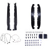Treeplanken voor Mercedes GLE Coupe C167 zwart met verlichting