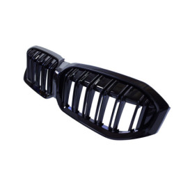 Grille de rein compatible avec BMW Série 3 G20 LCI noir brillant double barres