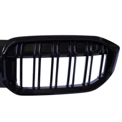 Grill nieren BMW 3 Reeks G20 LCI glanzend zwart dubbele spijlen (4)