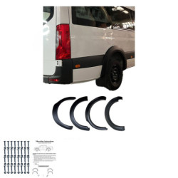 Hjulkasseudvidere til Mercedes-Benz Sprinter W907 2018+ i mat sort