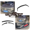 Frontspoiler-Lippe, glänzend schwarz, Mercedes-Benz CLA C118 X118 2020–2024