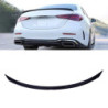 Trunk spoiler compatible with Mercedes C class W206 glossy black sport