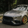 Sprednji spojler Mercedes-Benz A45 S aerodinamični paket W177/W177 facelift 2019+ sijajno črn