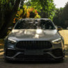 Spoiler frontal Mercedes-Benz A45 S pachet aerodinamic W177/W177 facelift 2019+ negru lucios