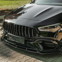 Sprednji spojler Mercedes-Benz CLA45 S, aerodinamični paket C118 2019–2023, sijajno črn