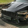 Frontspoilerlippe Mercedes-Benz CLA45 S Aero-Paket C118 2019–2023, glänzendes Schwarz