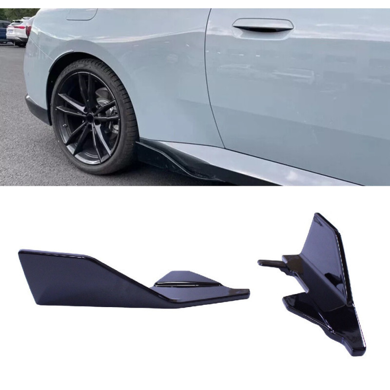 Side skirts compatible with BMW 2 series G42 2-door glossy black