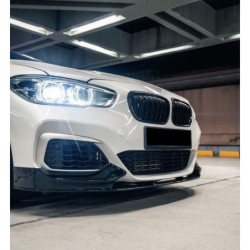 Buză față compatibilă cu BMW seria 1 F20 F21 negru lucios