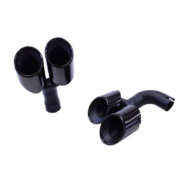 (PART) Exhaust pipes compatible with BMW X3 G01 LCI X3M gloss black