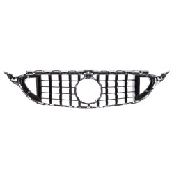 Grille compatibel met Mercedes C-Klasse W205 Rood Carbon GT